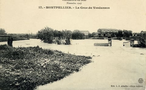 La Crue du Verdanson Inondations du Midi Novembre 1907