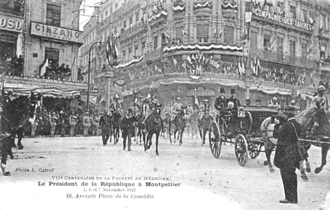 Le Président de la République à Montpellier