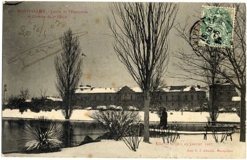 Jardin de l'Esplanade et Caserne du 2e Génie
