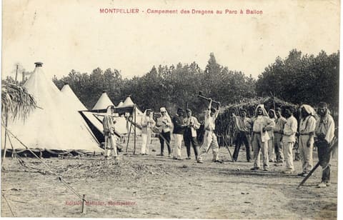 Campement des Dragons au Parc à Ballon