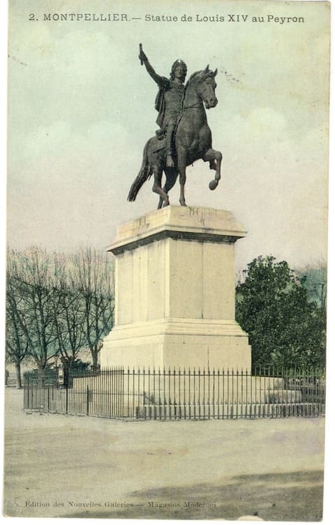 Statue de Louis x IV au Peyrou
