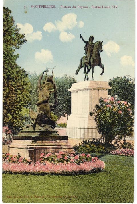 Plateau du Peyrou Satue Louis x IV