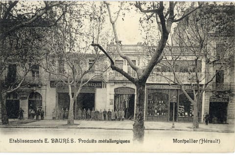Etablissements E. BAURES. Produits métallurgiques, Montpellier Hérault