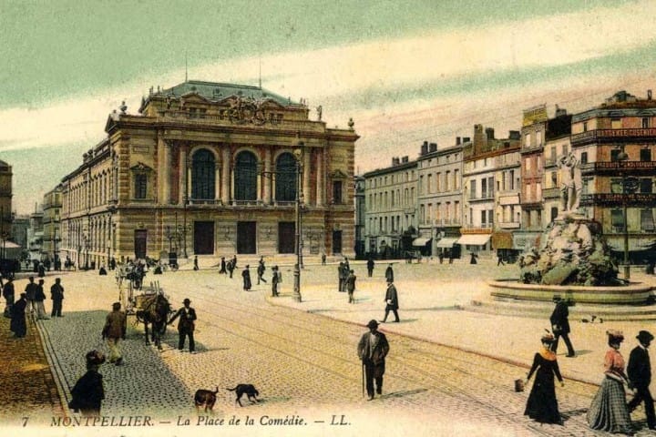 Carte Postale Place de la Comédie