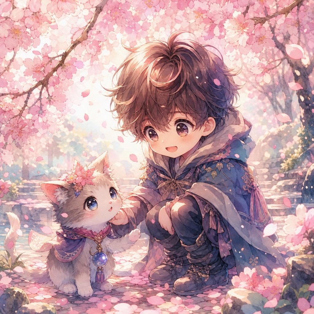 Illustration de livre personnalisé, style manga