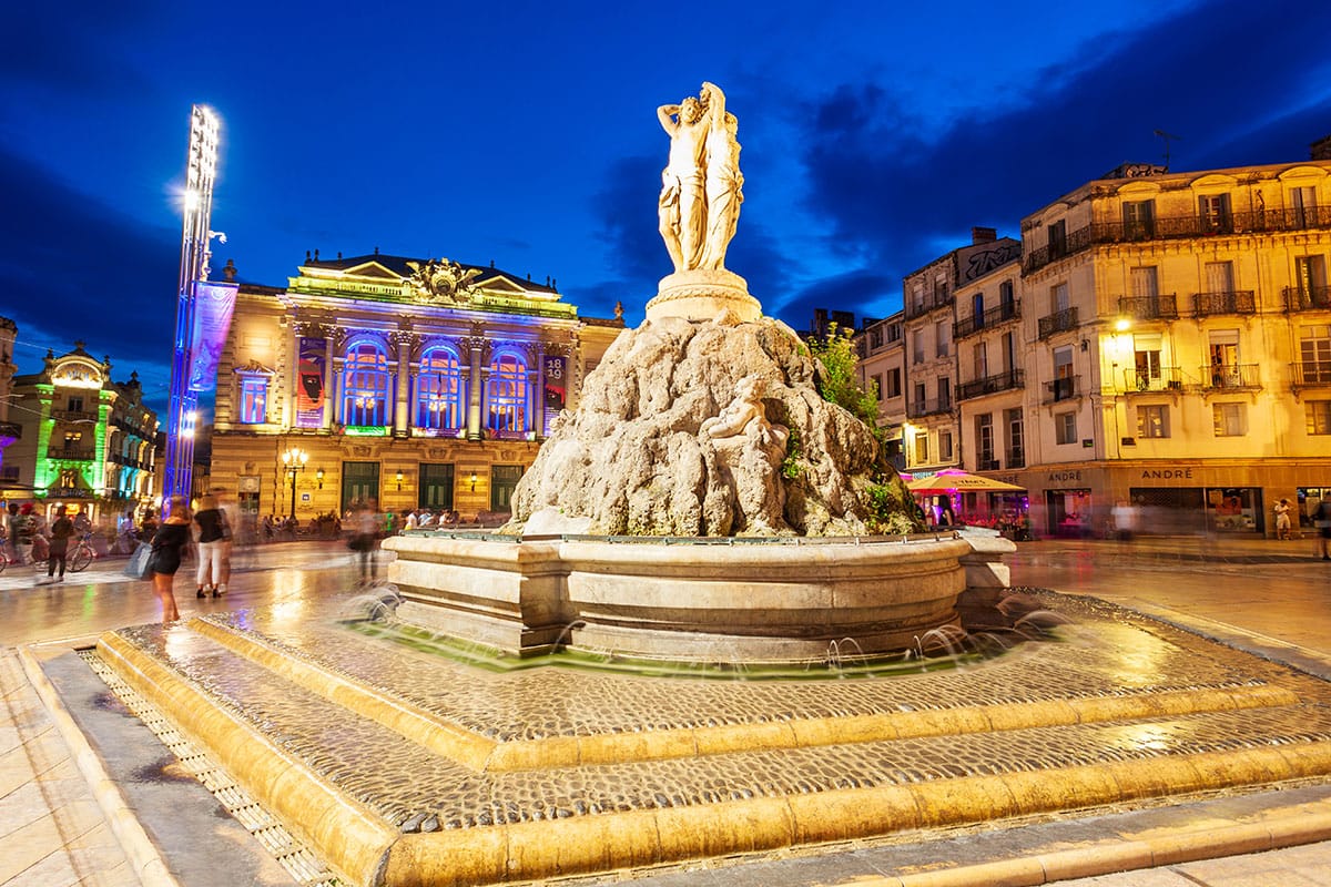 Les Plus Belles Fontaines De Montpellier