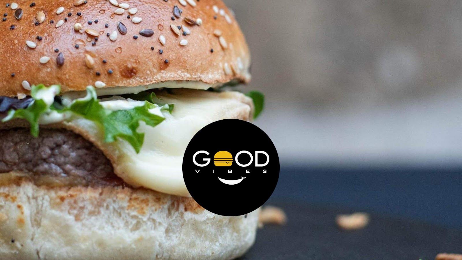 Good Vibes Food : burgers, paninis, salades & bowls — Écusson